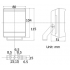 Infrarood schijnwerper, 90 graden, 850nm